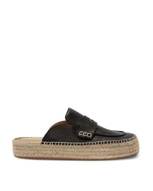 J.W. Anderson Black Mules Espadrilles