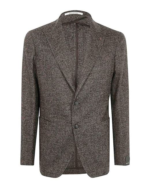 Tagliatore Gray Single Breast Jacket for men