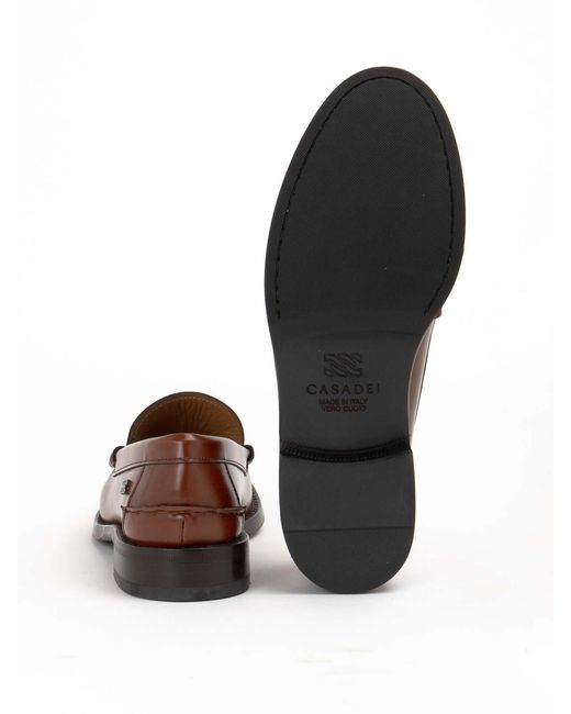 Casadei Brown Loafers