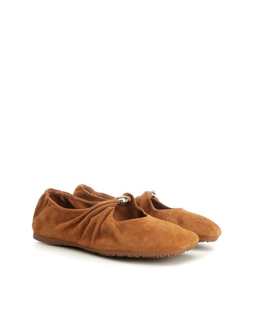 Loewe Brown Soft Ballerina