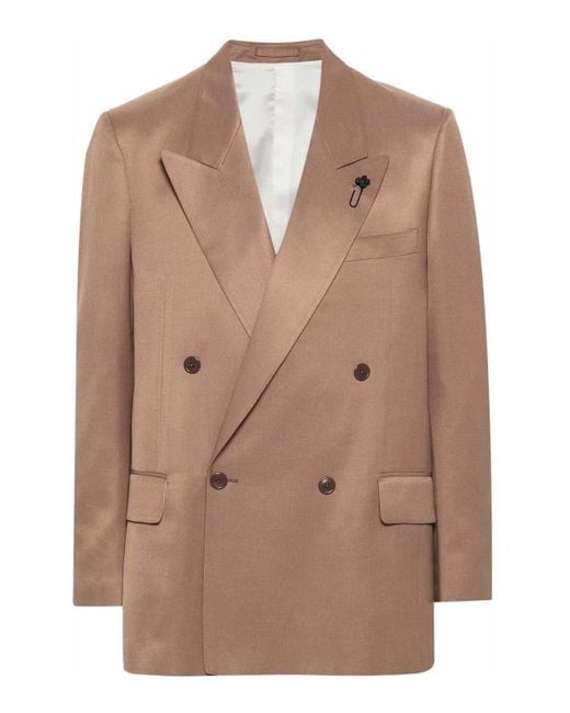 Lardini Brown Miami Blazer for men