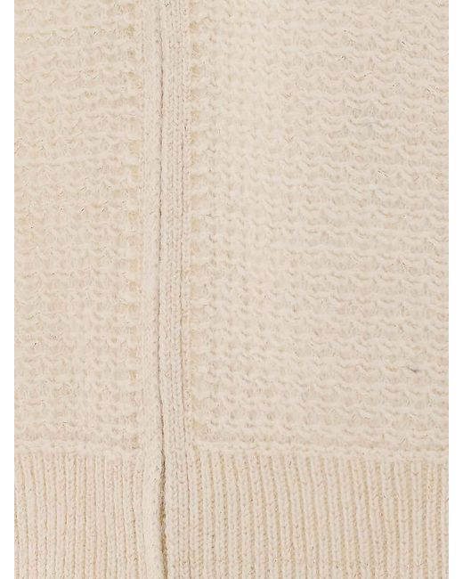 Fabiana Filippi White Zip Up Cardigan