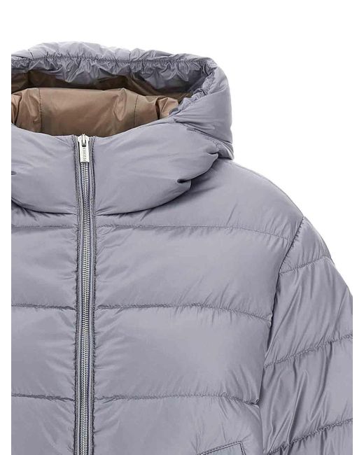 Peserico Gray Cape Down Jacket
