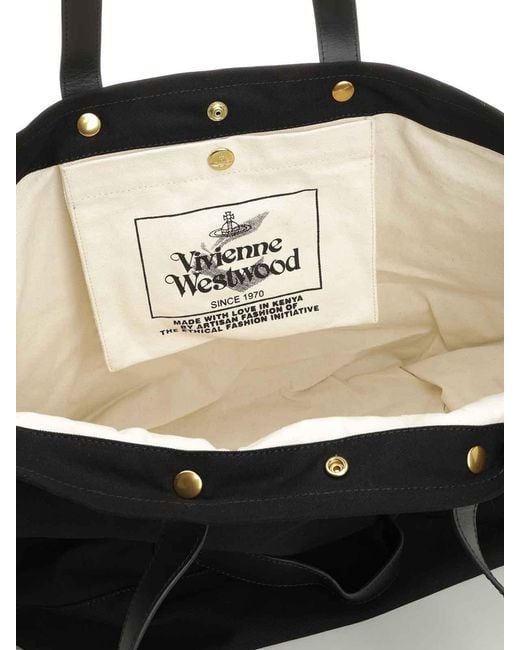 Vivienne Westwood Black Utility Shopper