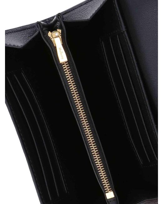 Mulberry Blue Medium Wallet