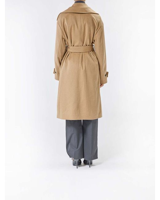 Karl Lagerfeld Natural Soft Wool Coat
