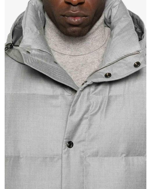 Piumino Uomo Imbottito di Montecore in Gray da Uomo