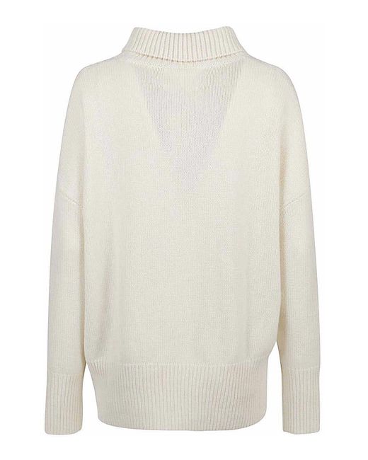 Lisa Yang White The Heidi Cashmere Sweater