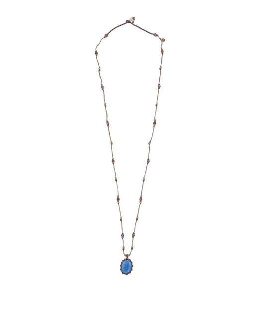Sharing White Long Pendant Necklace