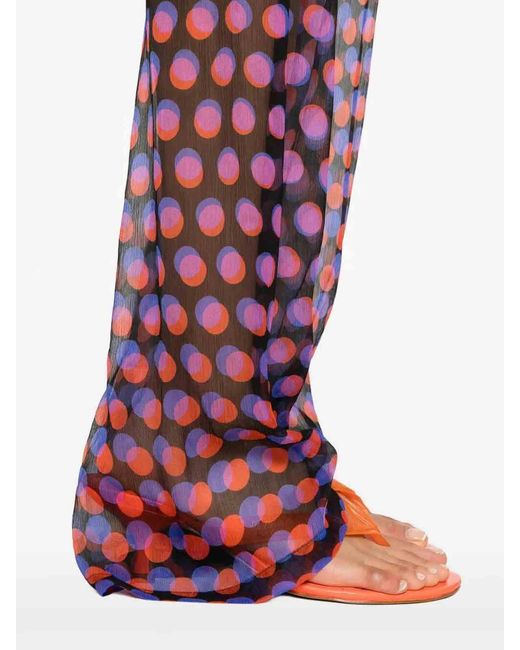 Dries Van Noten Red Pacjas