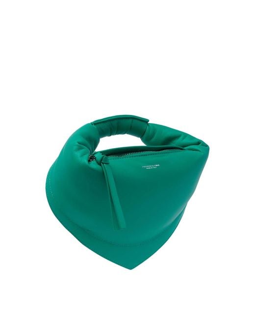 FEDERICO CINA Green Mini Tortellino Bag