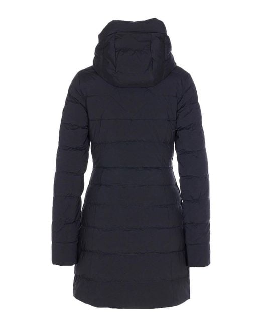 Canada Goose Blue Clair Down Jacket Frontal Zip Closure