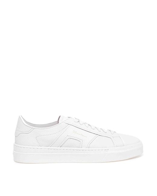 Santoni White Dbs Sneakers for men