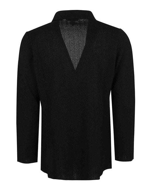 Lardini Black Knitted Jacket for men