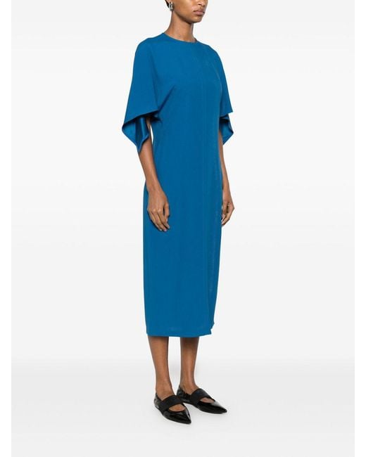 Stella McCartney Blue Round Neck Dress