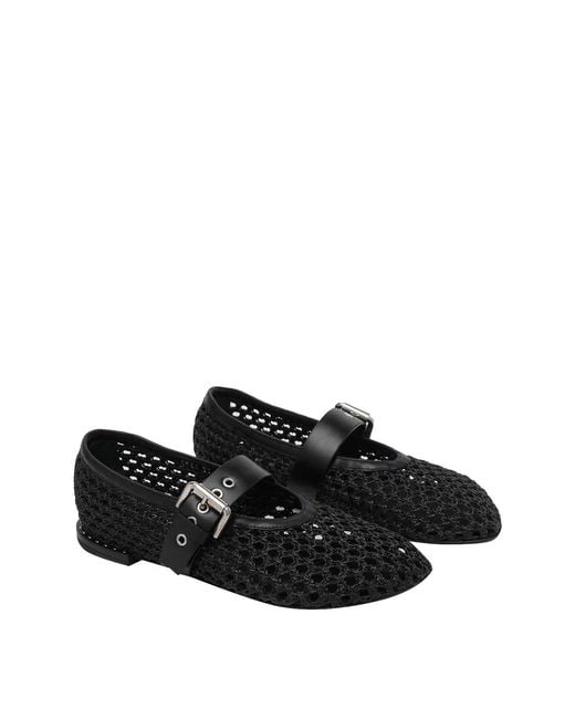 Premiata Black Rafia Mary Jane