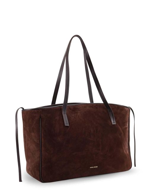 MANU Atelier Brown Shoulder Bag Xl Du Jour