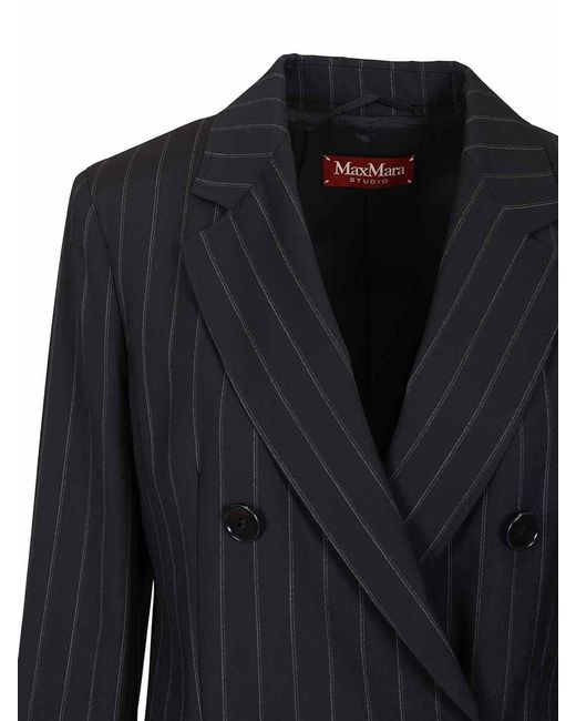Max Mara Black Double-Breasted Blazer