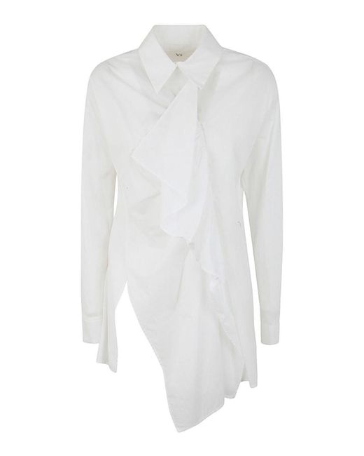 Y's Yohji Yamamoto White Cotton Shirt