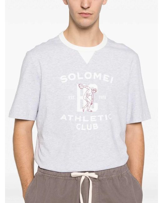Brunello Cucinelli White T-Shirt for men