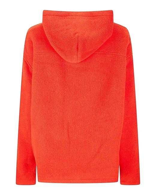 Rier Red Fleece Hoodie