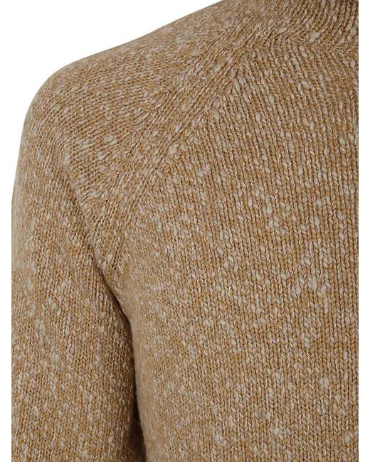Drumohr Brown Turtleneck Sweather Rule' Neck for men