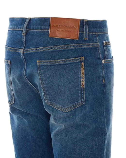 Dolce & Gabbana Blue Denim Jeans for men