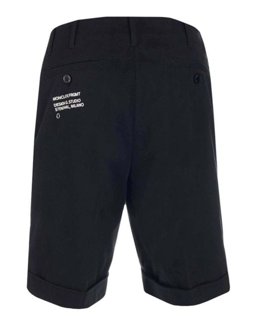 Moncler Blue Fragment Shorts for men