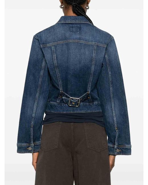 Pinko Blue Puffer Jacket