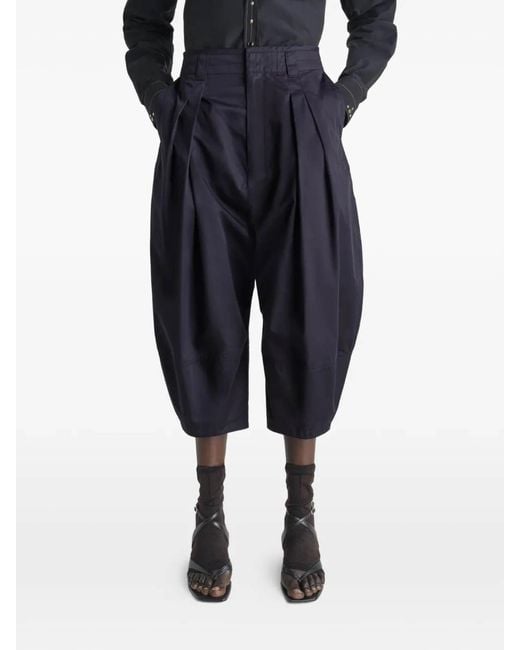 Lemaire Blue Volume Bermudas