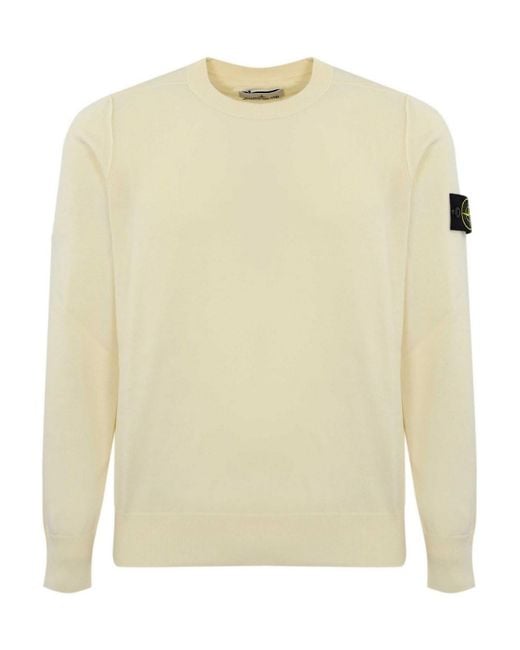 Stone Island Natural 5100053 Soft Organic Cotton Jersey for men