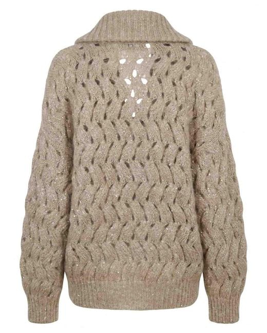Brunello Cucinelli Natural Cardigan