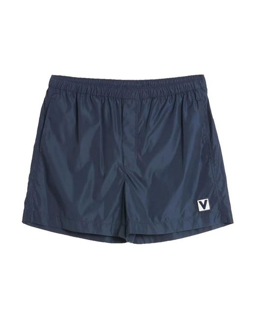 Valentino Blue 'Vlogo Signature' Swim Shorts for men