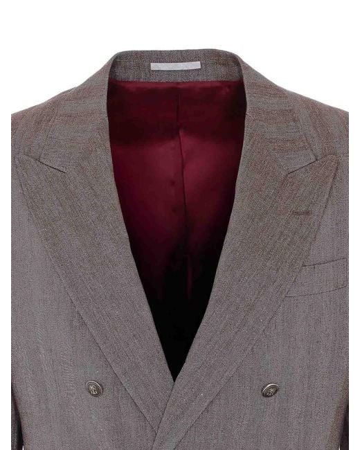 Brunello Cucinelli Natural Suit for men