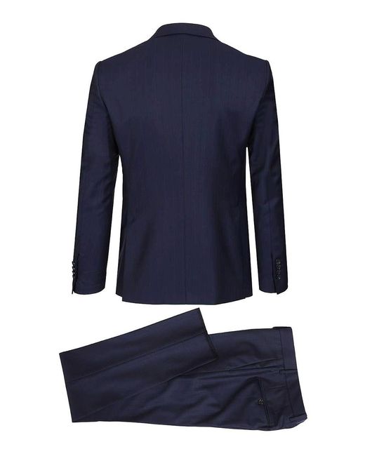 Tagliatore Blue Pinstripe Suit for men