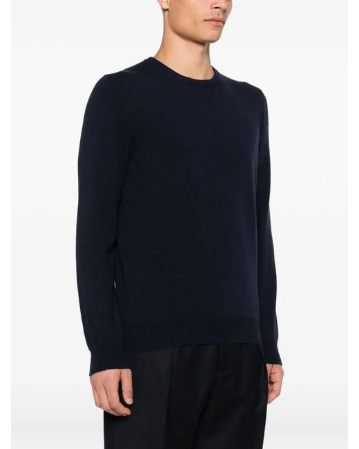 Malo Blue Crew-Neck Sweater for men