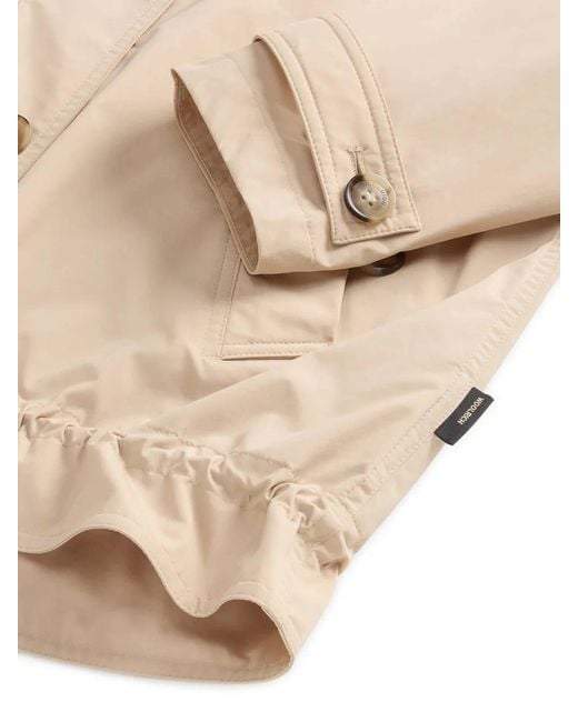 Woolrich Natural Summer Short Parka Pepper