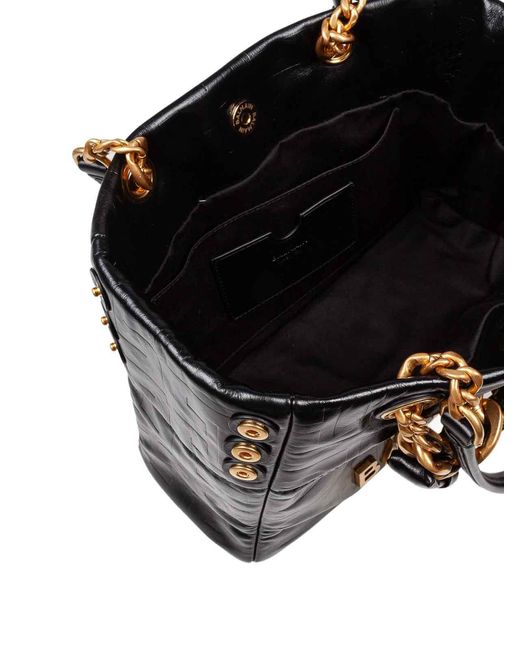 Soft Cabas Small di Balmain in Black