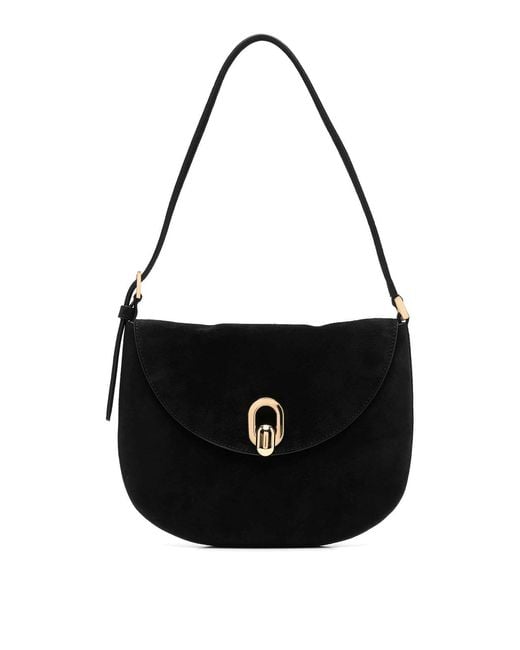SAVETTE Black Small Tondo Hobo