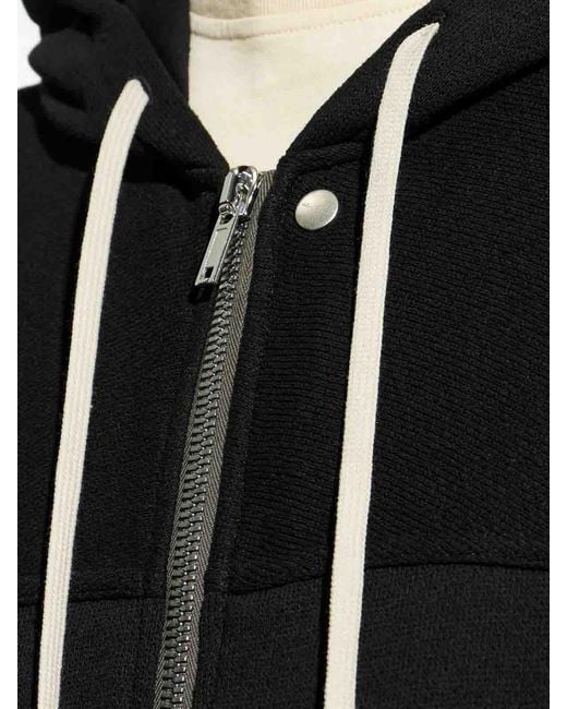 Rick Owens Black Zip-Throughs for men