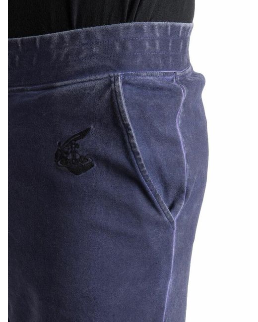Vivienne Westwood Blue Cotton Trousers for men