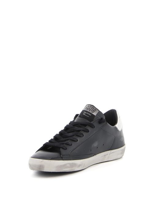 Golden Goose Deluxe Brand Black Superstar Classic Sneakers for men
