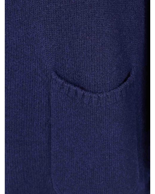 Drumohr Blue Long Sleeve Turtle Neck