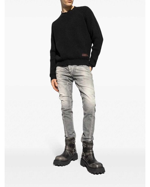 DSquared² Black Pullover for men