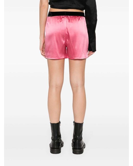 Tom Ford Pink Shorts With Elasticized Life