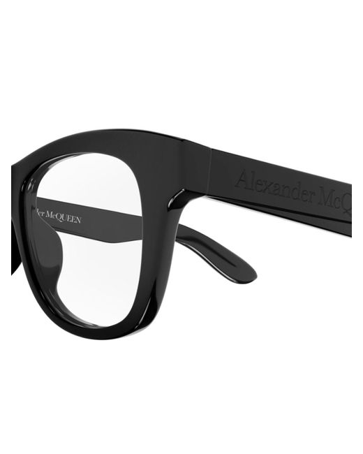 Alexander McQueen Black Glasses for men