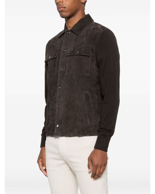 Herno Black Hybrid Tricot for men