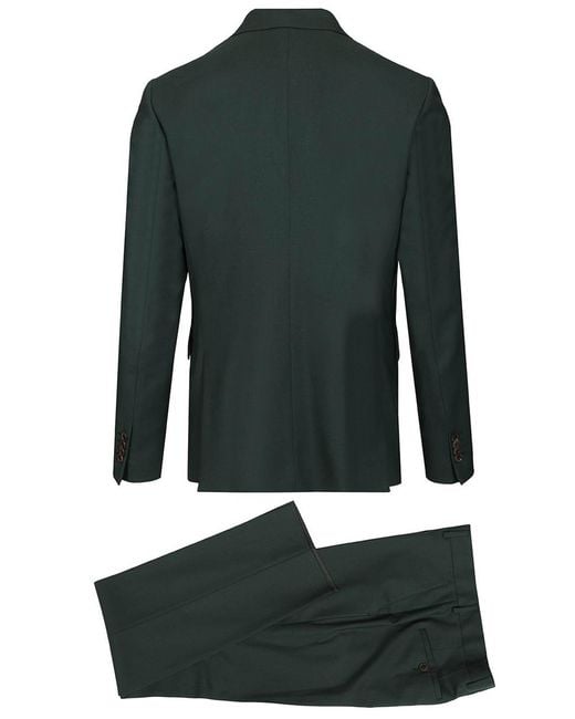 Paul Smith Green Two-Piece Suit for men