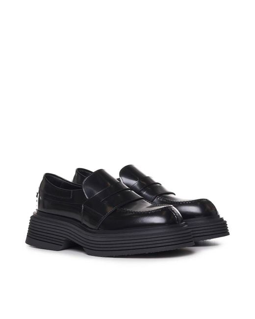 THE ANTIPODE Black College Moccasin for men