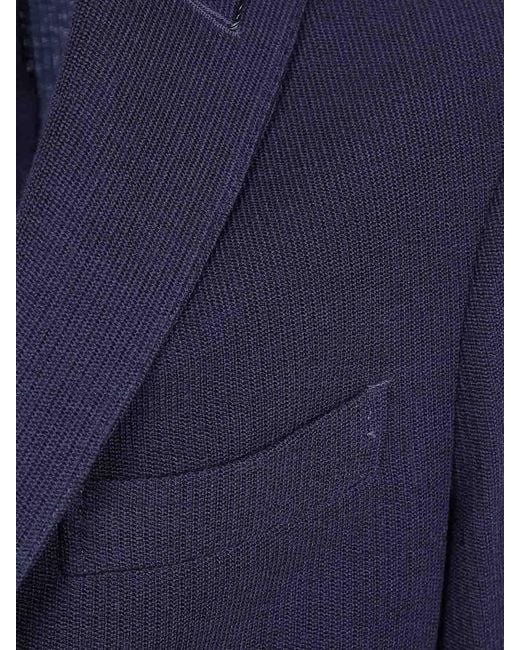 Boglioli Blue Jacket for men